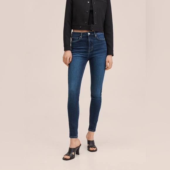 MANGO Soho high waist skinny jeans sz 10 nwot - Picture 8 of 8
